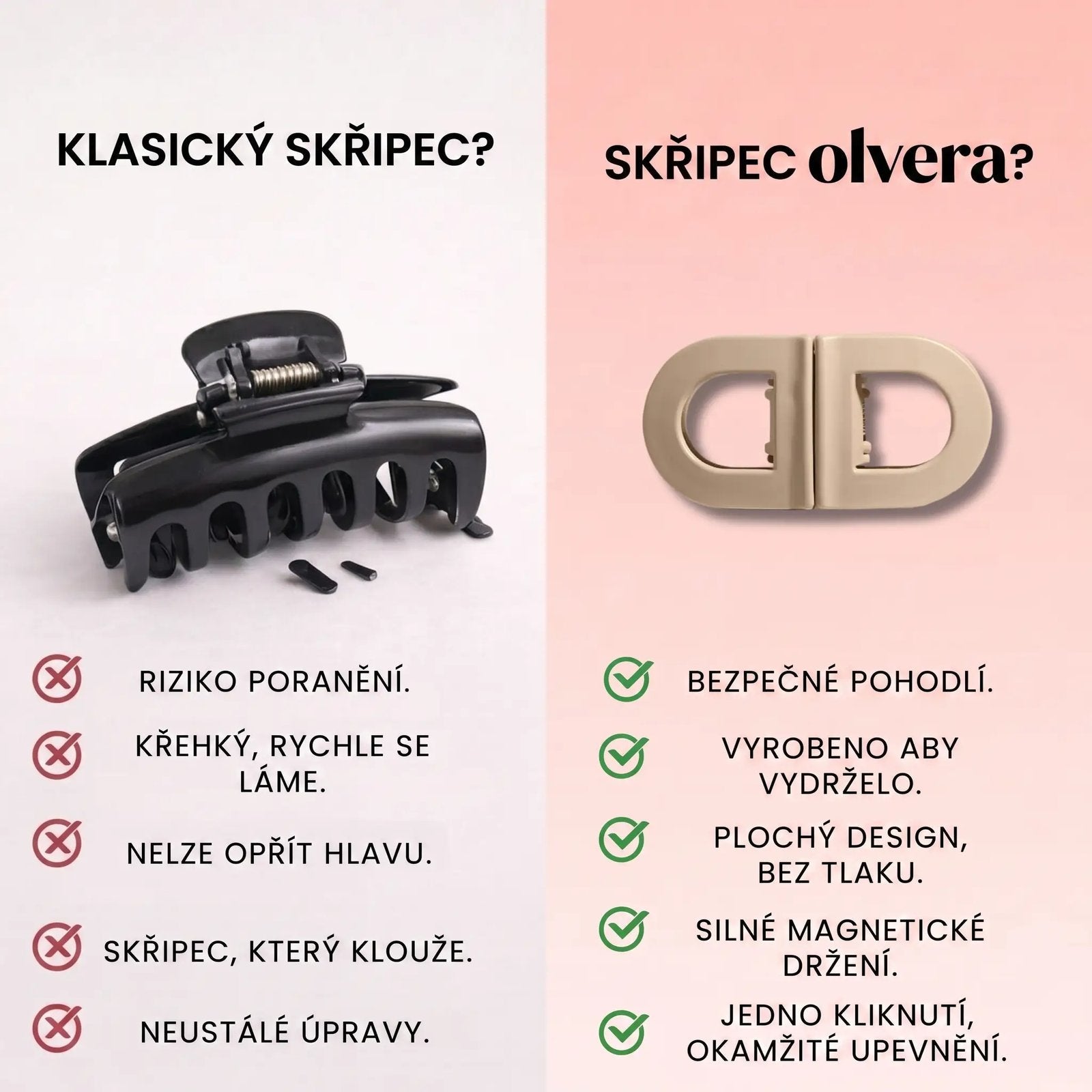 Olvera "D" - Magnetická spona