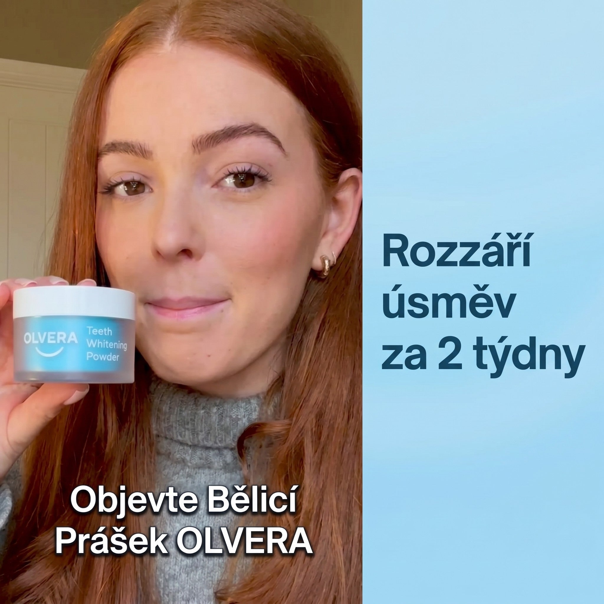 Prášek na bělení zubů schválený zubními lékaři
