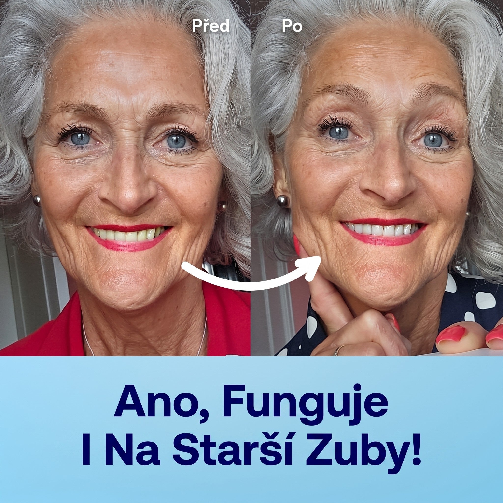 Prášek na bělení zubů schválený zubními lékaři
