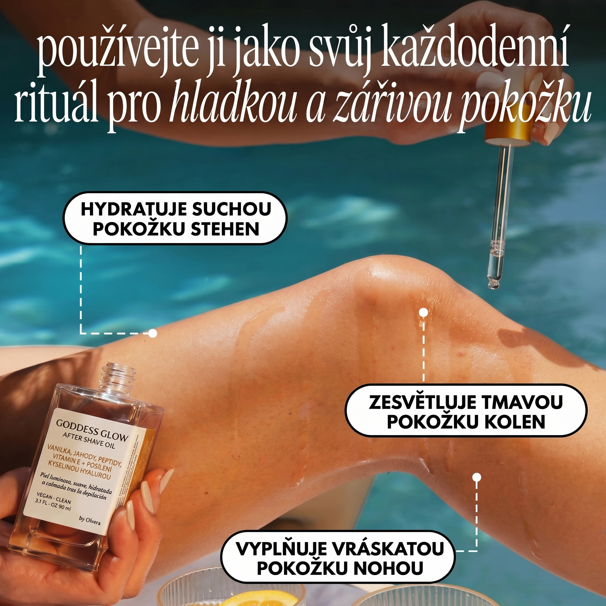 Goddess Glow™ - regenerační olej po depilaci